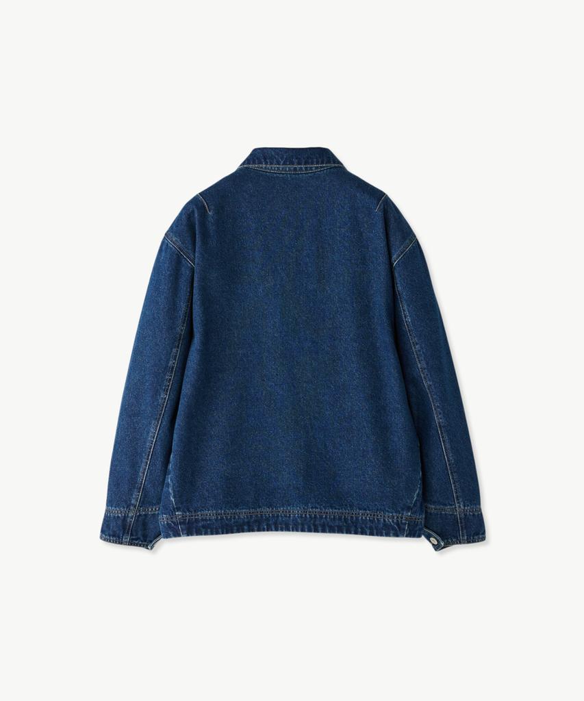 STCO Diems Denim Contrast Collar Blouson Navy (Oversized)_Ddjxa61Osn