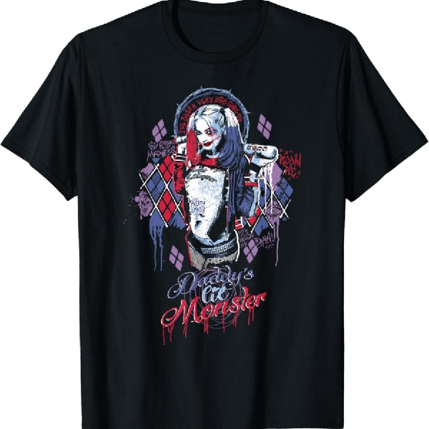 

Футболка DC Отряд Самоубийц Харли Квинн Маленький Монстр XXXXXL чёрный