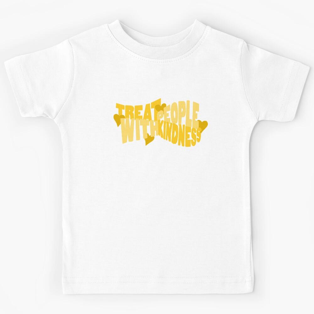 golden inspired treat people with kindness Kids T-Shirt 130