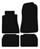 BASIC Black Velour Floor Mats For: Mercedes C 190 W201 Sedan (1982-1993)