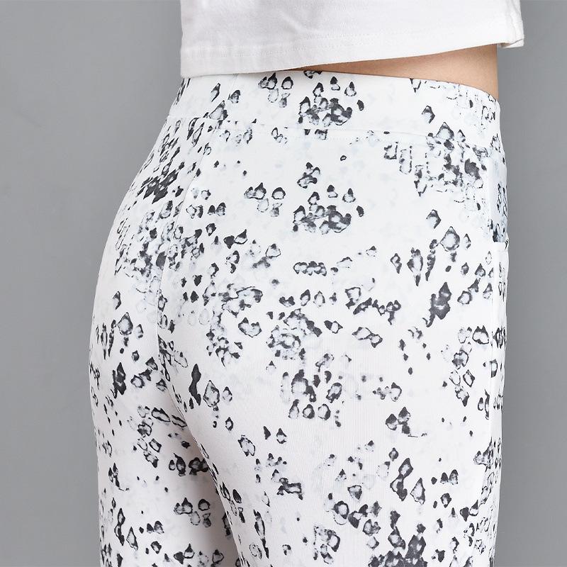 Mid-Waist Elastic Plaid Slim Fit Women's Pants - 2024 Versatile Summer Wear