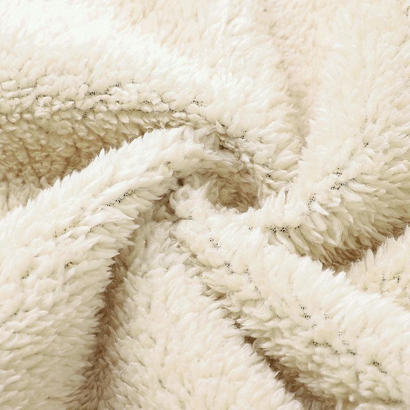 Lammfleece-dräkt Herr Huvjacka Herr Plus Sammet Förtjockad Vinter Sportdräkt Herr Kofta Vinter