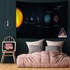 Outer Wilds DIY Wall Tapestry Hanging Tarot Hippie Wall Rugs Dorm INS Home Decor
