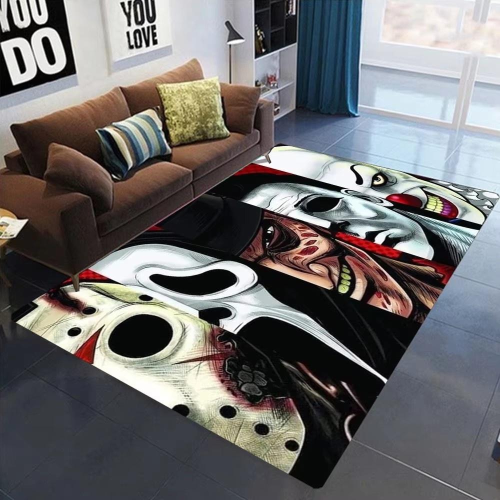 New Halloween Carpet Horror Figure Pattern Rug Decoration Living Room Bedroom Outdoor Terrace Garden Home Rooms Beautiful Mat