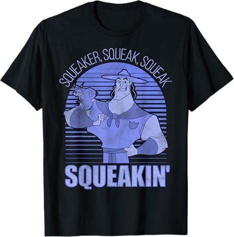 Emperors New Groove Kronk Squeakin Squeaker Black TShirt S