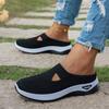 Women's Summer 2025 Soft Sole Breathable Half Slippers for Middle-aged & Elderly Moms.