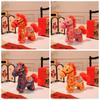 Cute Horse Year Mascot Keychain Plush Lucky Horse Doll Chinese Zodiac Horse Doll  Home Decor