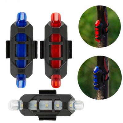 Rechargeable USB LED Luz Dual Icleta Bike Tail Light MTB Safety Warning Bike Front and Rear Lights