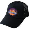 Dickies Flame Logo Standard Mesh Cap, Unisex, Solid Color, 874 Street Cap (JP, Alphabet, Free Size, Black)