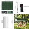 300CM 120GSM PE Sun Shelter Rectangle Waterproof Sunshade Protection Outdoor Canopy Shade Sail Awning Camping Hiking Shade Tents