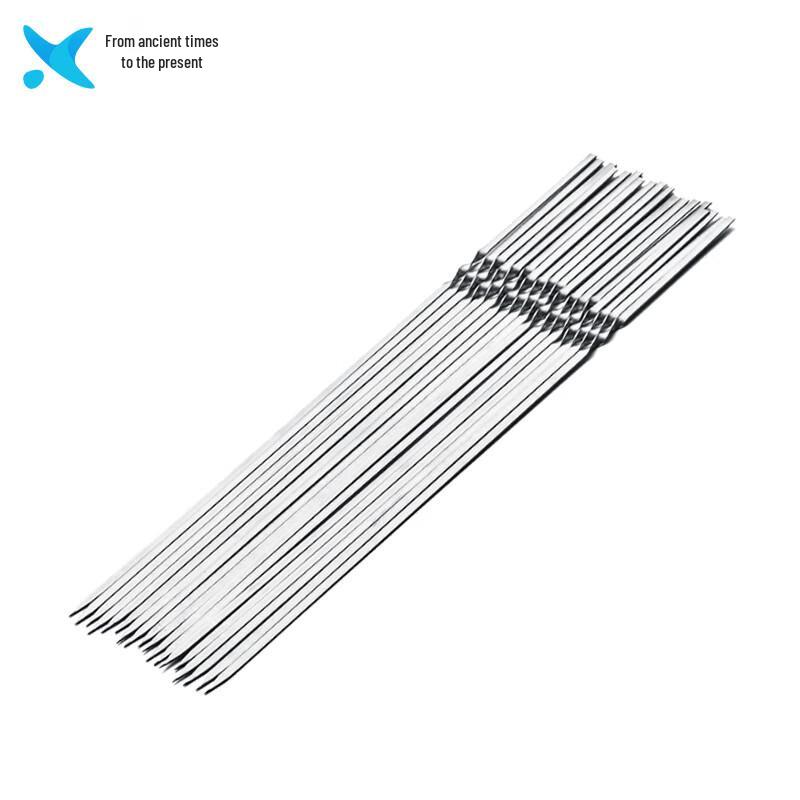 Плоские нержавеющие шампуры для барбекю Xilai (30 шт.)