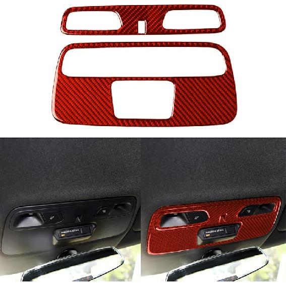 NVCNX Real Premium Carbon Fiber Compatible with Chevy Camaro 2016-2024 2017 2018 2019 2020 2021 2022 2023 Accessories Car Gear Shift Panel Cover