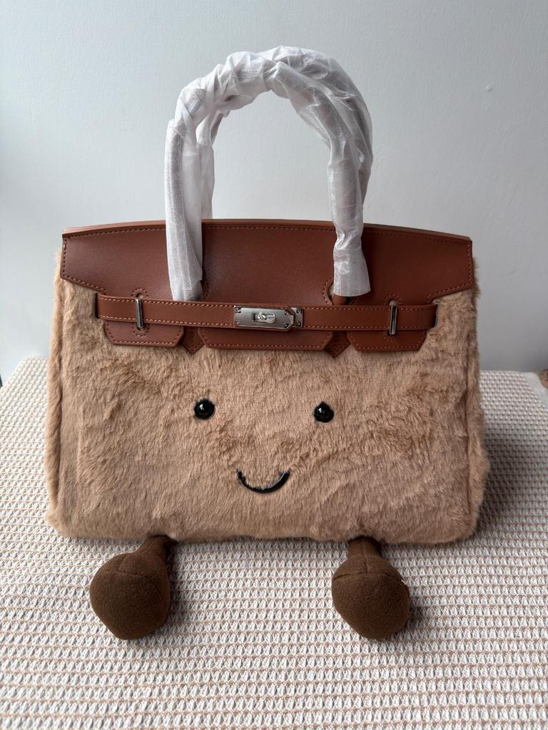 Jellycat Roztomilá nadýchaná platinová panenka Crossbody Elf Kabelka