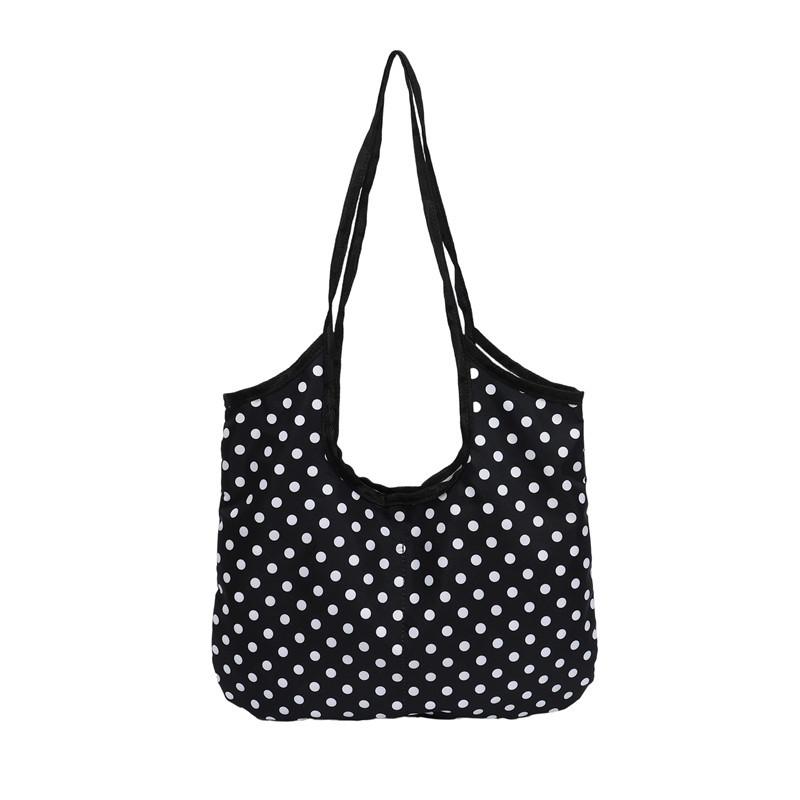 

Niche design women s bag autumn new commuter largecapacity versatile polka dot underarm tote bag women чёрный