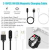 USB Magnetic Charging Cable 1M Charger Adapter Charge Cord Charging Cable Cord Accessories for Huawei Children Watch 4X/4X Pro