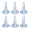 50PCS Round Head Drill Screw Non Slip Carbon Steel Galvanized Self Drilling Screws 4.2x16mm Washer