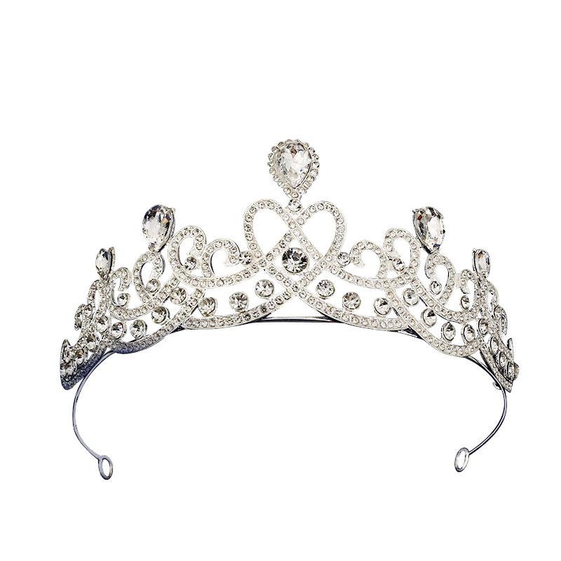 Bridal jewelry wedding tiara princess crown birthday party performance crown flower headband hair accessories tiara