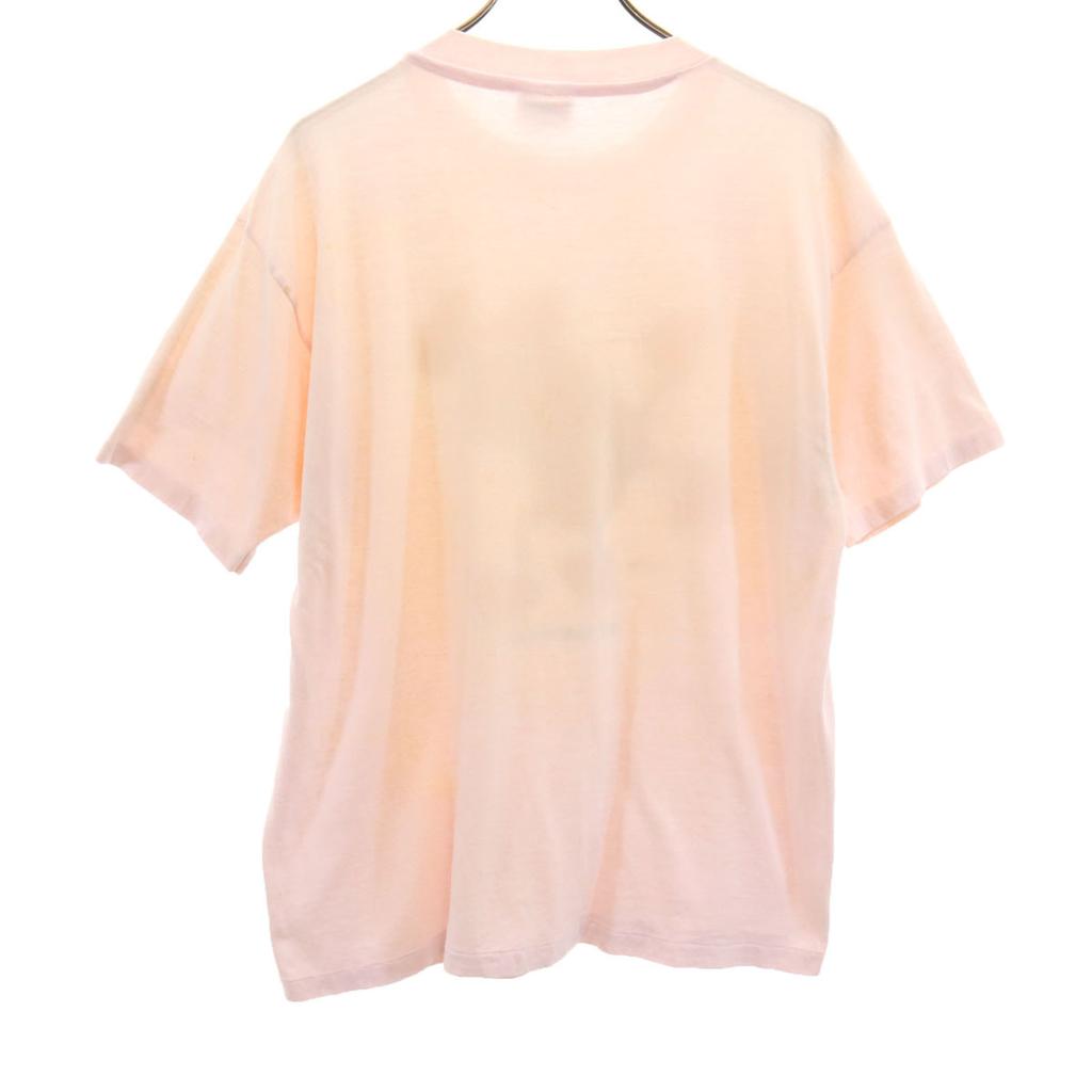 Hanes 80s 90s Old USA made duck Short sleeve Single Stitch Print T-shirt Men's Used