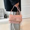 Trendy Women Crossbody Bag Fashi Texture Simple and Versatile Shoulder Bag Large Capacity Lightweight and Casual Saddle Bag