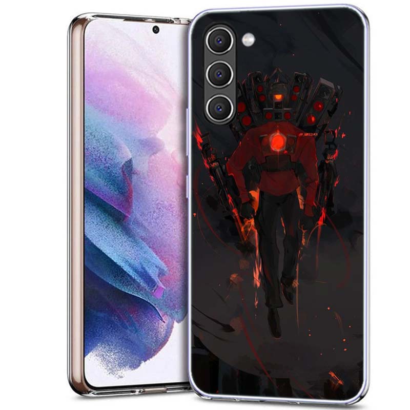 Skibidi Toilet Phone Case for Samsung A54 A14 A24 A34 A17 A37 A57 A55 A35 A25 A15 A13 A23 A33 A53 A07 A05S A04S A03 A73 Galaxy N