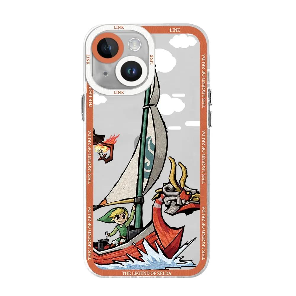 Game The Legend of Zeldas Phone Case For iPhone 16 15 14 13 12 11 Pro Max XS X XR 7 8 SE Link Mipha Cover
