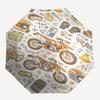 Cute Cars Theme Automatic Umbrella, Lightweight & Portable, 8 Rib, Perfect for Outdoor Travel, Birthdays, Christmas, Gifts.