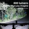 400LM 600LM 800LM Bicycle Light Type-C Charging LED Cycling Front Lamp Headlight Aluminum MTB Road Flashlight Bicycle Light