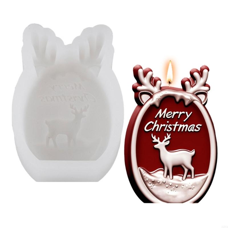 Christmas Deer Silicone Mold Reindeer Silicone Mold For Handmade Soap Christmas Home Decoration