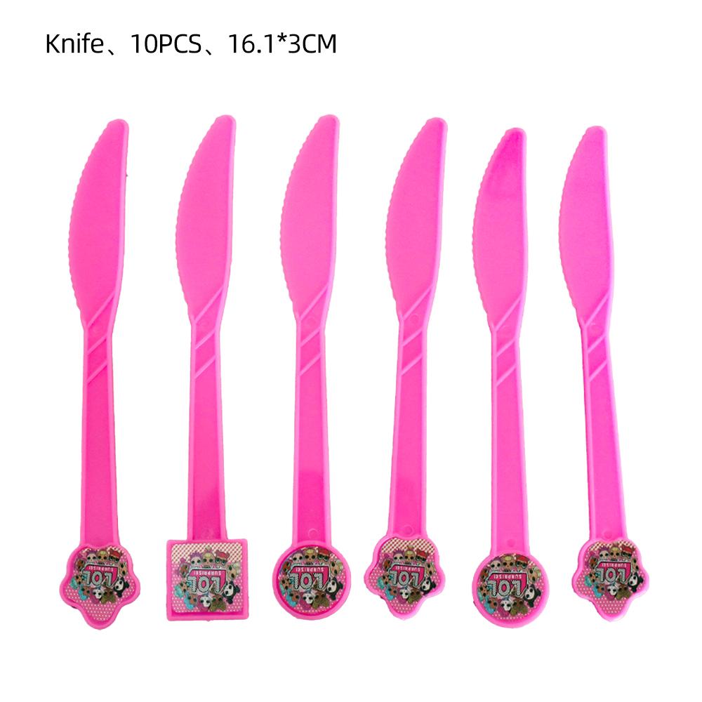 Surprise Doll Birthday Theme Decorations Backdrop Baby Shower Suppl Lol Party Cake Topper Balloon Paper Banner Plates Cups for Round Sensory Durable
