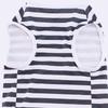 Round Neck Dog Cooling Vest Soft Fabric Pet Striped T-Shirt Dog Summer Clothes  Photography