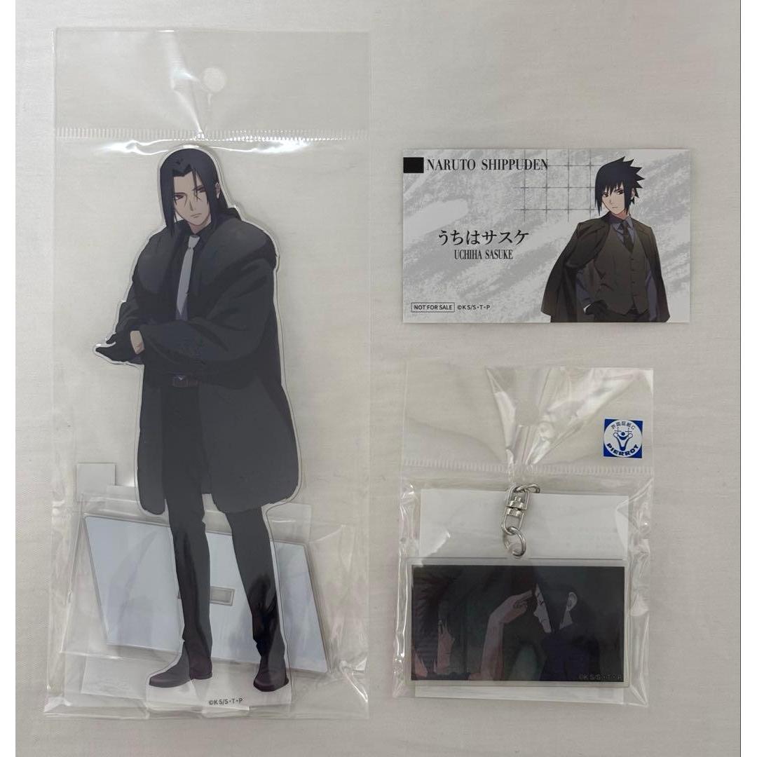 Used Naruto Shippuden Uchiha Itachi Uchiha Sasuke formal acrylic stand and other 3 items