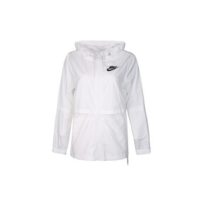 Sport Running Windbreaker Jacket Women Outerwear White AJ2983-101