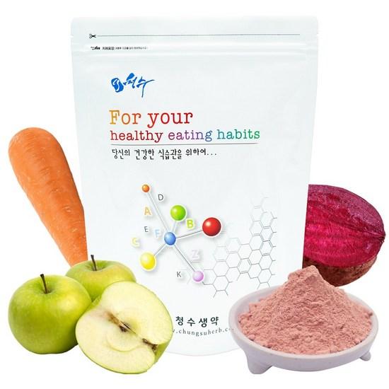 Cheongsu Herbal Medicine Domestic ABC Juice Powder (Apple + Carrot + Beet) 500g Domestic Raw Material Dietary Fiber Juice Powder Cleanse,Korean health