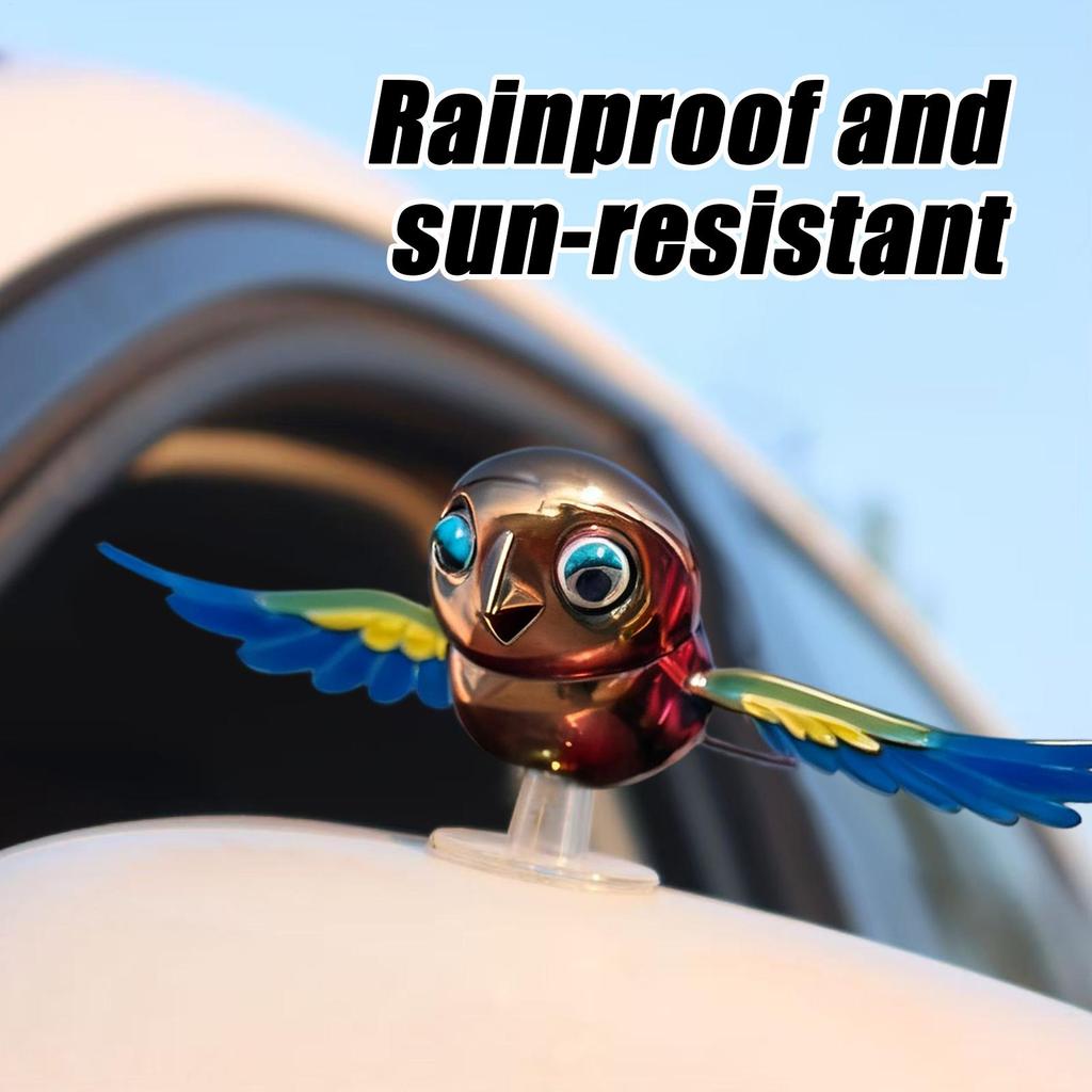 Helmet Decoration Dynamic Realistic Weatherproof Bird Car Side Rearview Mirror Decorations For Women Riders Cyclist Commuting