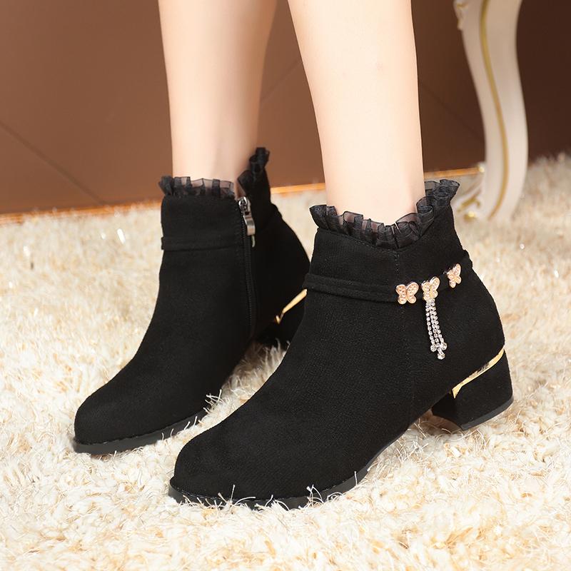Fashion 2025 New Women Boots Luxury Casual Zipper Ankle Boots for Women Trend Fashion Platform High Heel Shoes Women Zapatos De Mujer