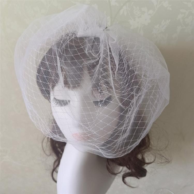 Graceful Style Wedding Veil Double Layer Netting Comfortable Hair Comb For Bride Ceremony