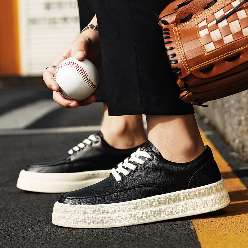 Fashion Black and white classic casual shoes Minimalist and fashionable men's style Leisure Party Outdoor street walking Daily shoes