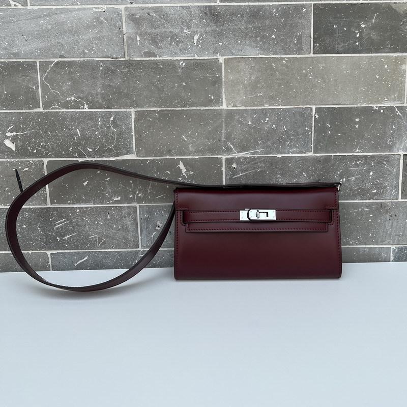 High-quality New Fine Plain Weave Glossy Leather Wallet, Diagonal Straddle Women's Bag In Hand