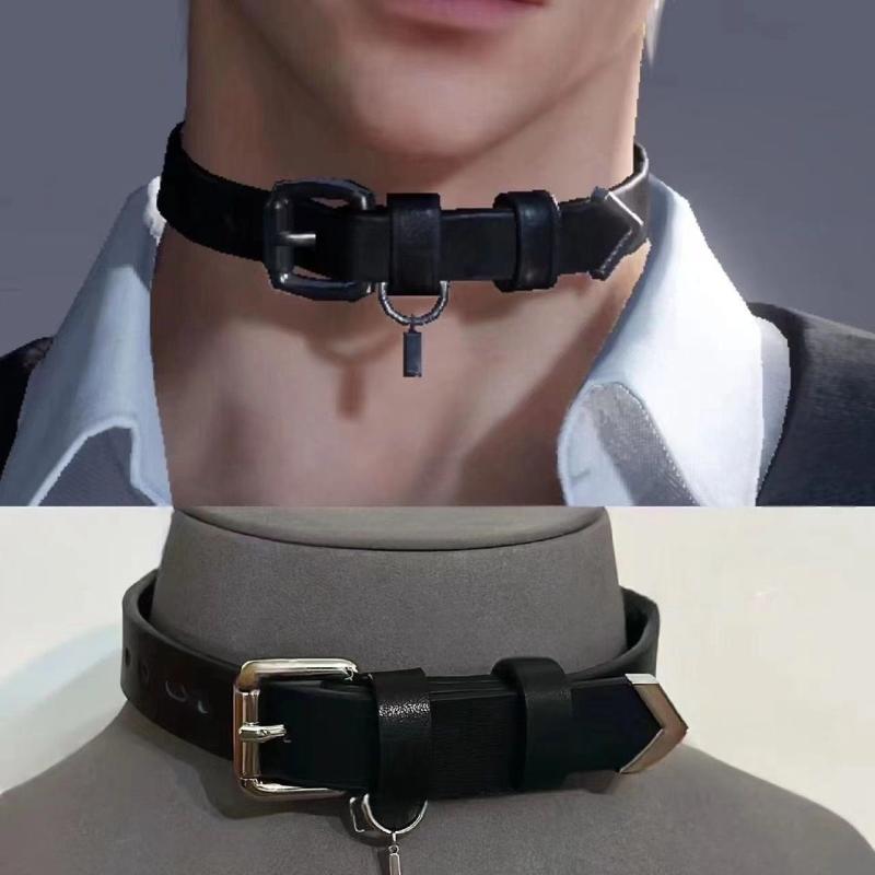 Liebe Und Tiefraum Anhänger Cosplay Choker Armband Unisex PU Kette Party Schmuck Für Frauen Männer Accessoire Geschenk