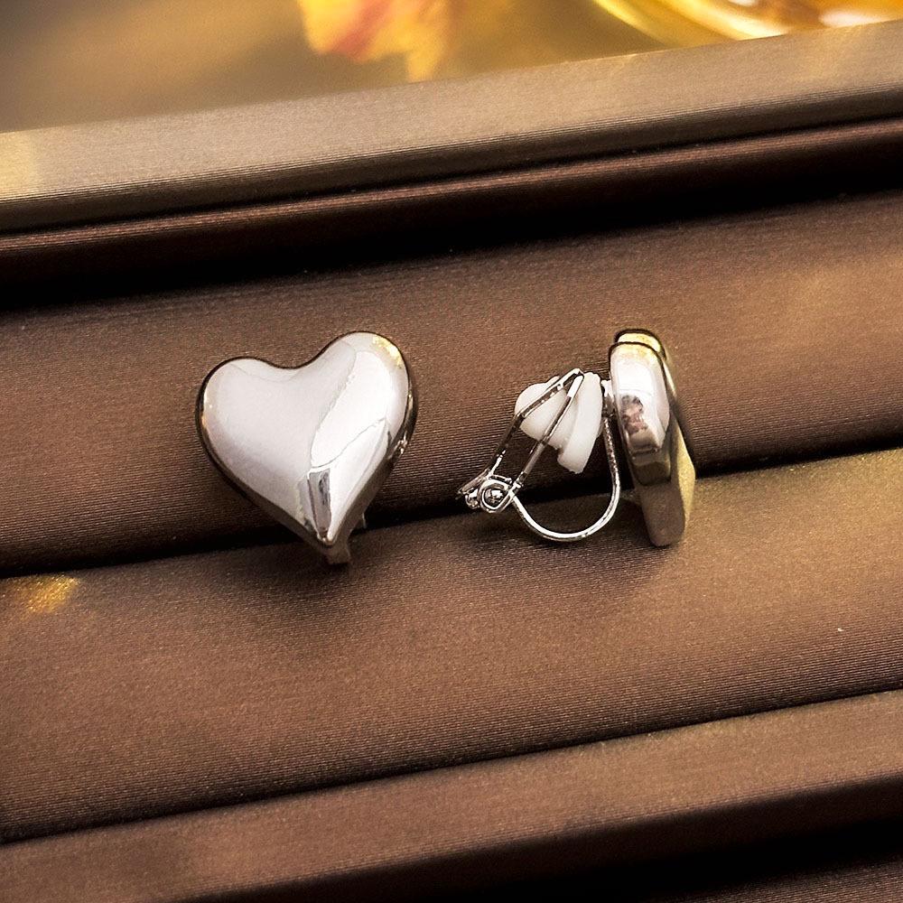 High-End Französische Dreieck Ohrclips ohne Piercing - Damen Einfache, Elegante, Luxuriöse Ohrringe