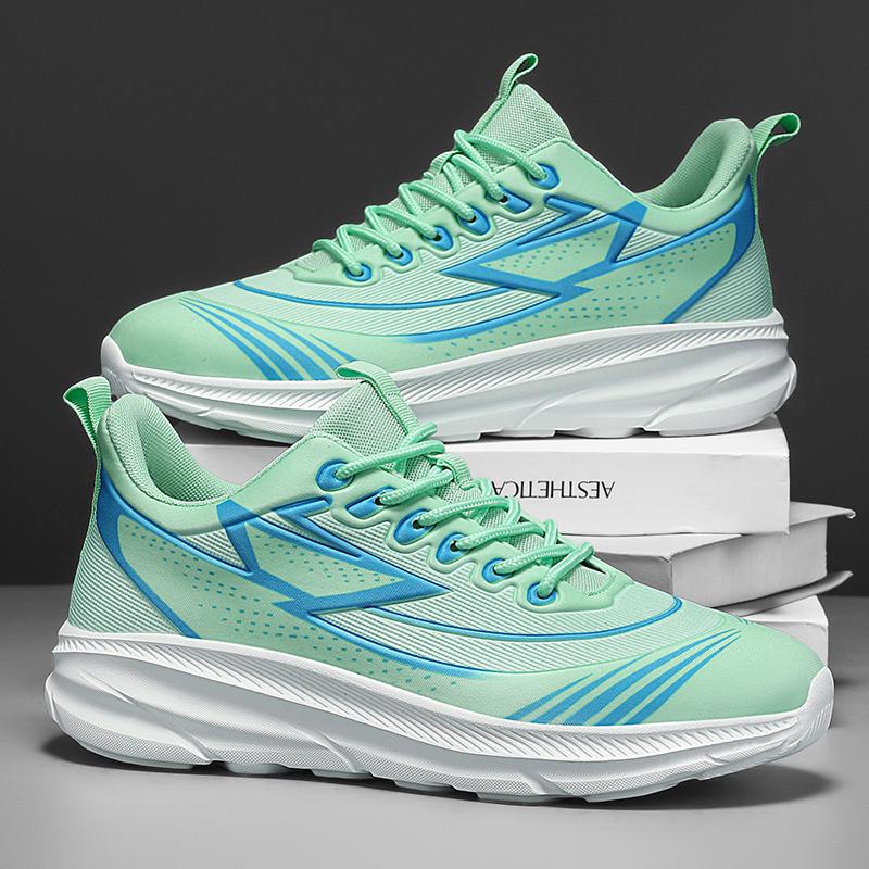 YRZL Men's Gym Shoes Lightweight Running Sneakers Breathable Athletic Training Shoes Non Slip Comfortable Sports Shoes for Men