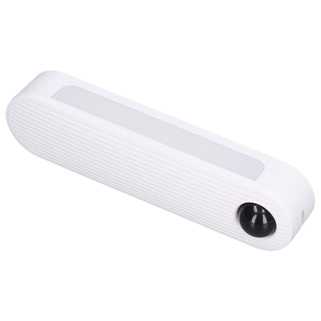 LED Body Sensing Lamp White Mini Strip USB Recharge Smart Wireless Night Light for Kitchen Cabinet