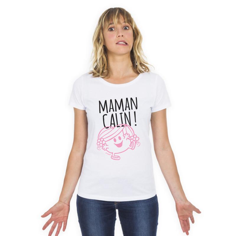 Camiseta feminina - CUDDLE MOM S branco