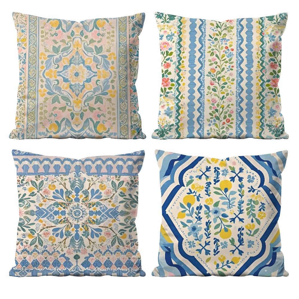 Art French Countryside Pillow Case Null