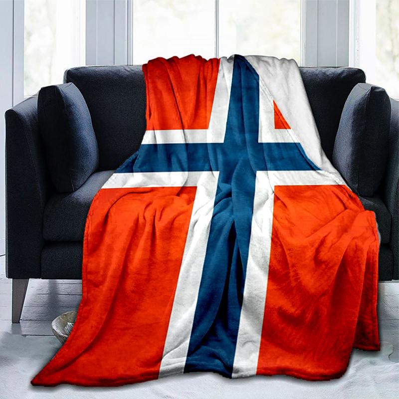 Scottish Flag Design Blanket Suitable for Sofas, Beds, Offices, And Camping - Perfect Gift for Halloween Christmas