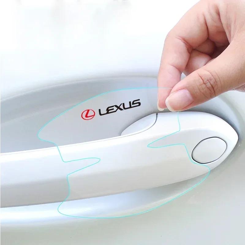 Naklejki ochronne na miseczki drzwi samochodowych dla Lexus ES330 ES350 NX300H RX400H IS300 GX470 RX450 IS250 GX460 CT200H GS400 Wewnętrzne wykończenie