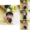 Cartoon Harry Potter Snape Malfoy George Bill Movie Character Pendant Keychain For Gift Giving And Travel Souvenir