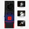 USB Rechargeable Magnetic Work Light Super Bright USB Rechargeable Flashlight  Car Repair
