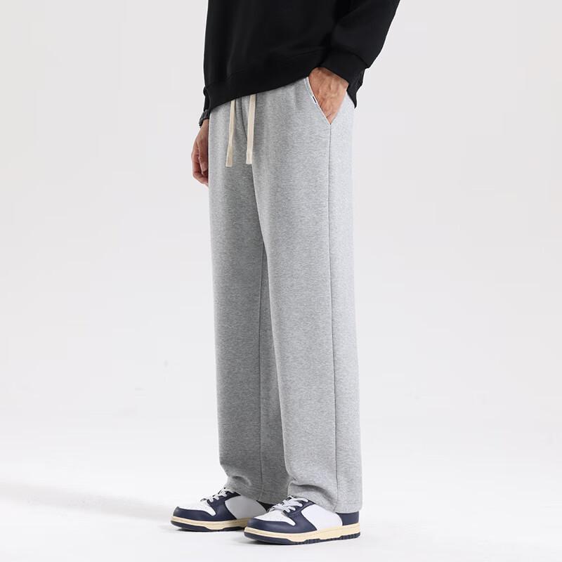 Fingercroxxit Men's Heavyweight Straight-Leg Casual Pants