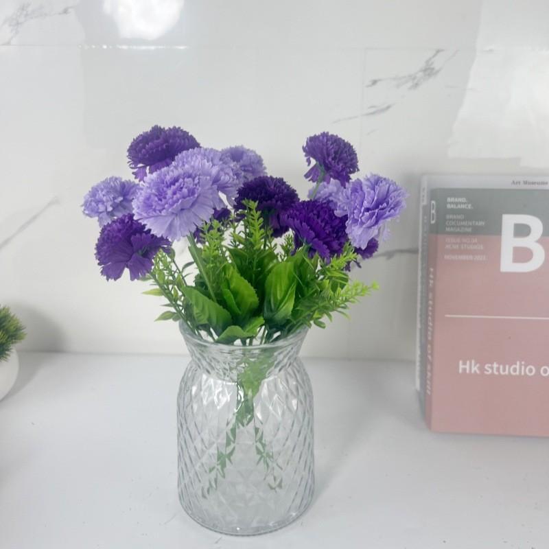 Simulated Hydrangeamacrophylla Flower Carnation Used For Decorating Room Decore